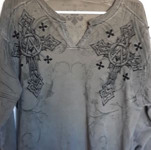 Affliction long sleeve shirt